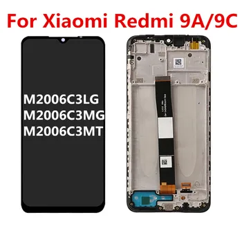 6,53 за Xiaomi Redmi 9A/9C LCD дисплей, Дигитайзер в събирането на Рамка за Redmi 9c Смяна на дисплея на резервни Части за Ремонт на