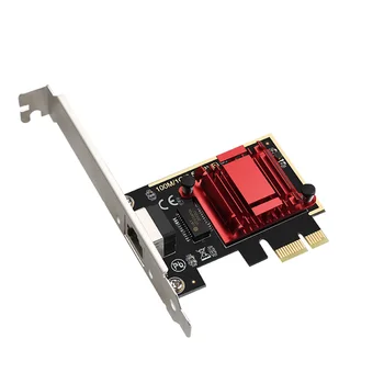 TXA092 PCIE до 2,5 gbps Гигабитная Мрежова карта Ethernet Мрежова Карта на PCI-E захранващ Адаптер Поддръжка на Рос Gaming PXE Бездисковая карта